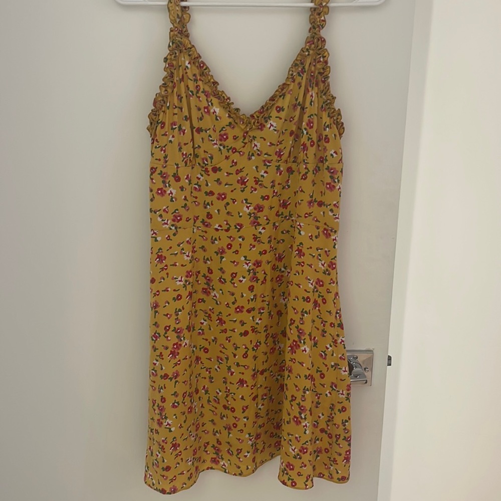 The Fifth Label Mini Yellow Floral Dress Size M
